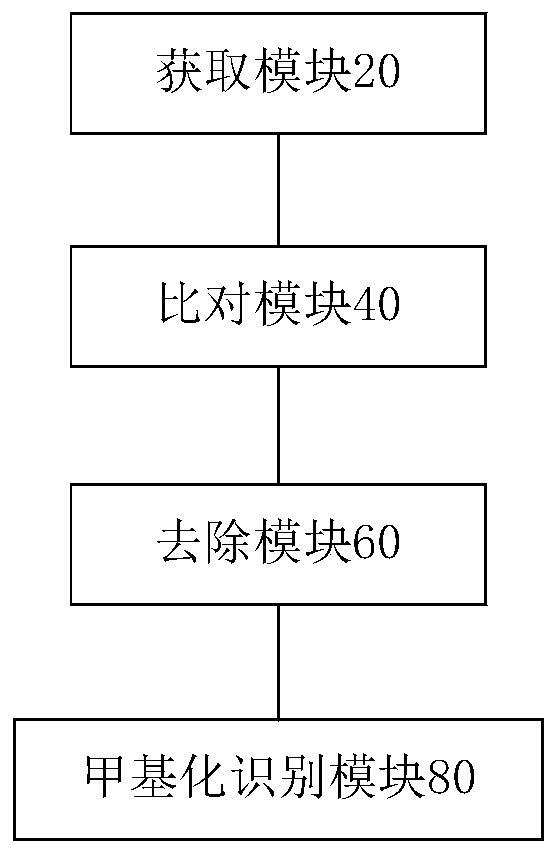 MGMT gene promoter methylation detecting method, sequencing data processing method and processing device