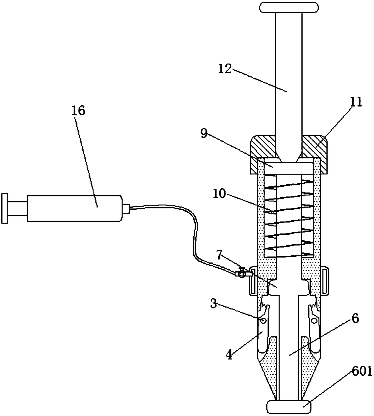 Orthopedic minimally invasive surgery adjusting and expanding device