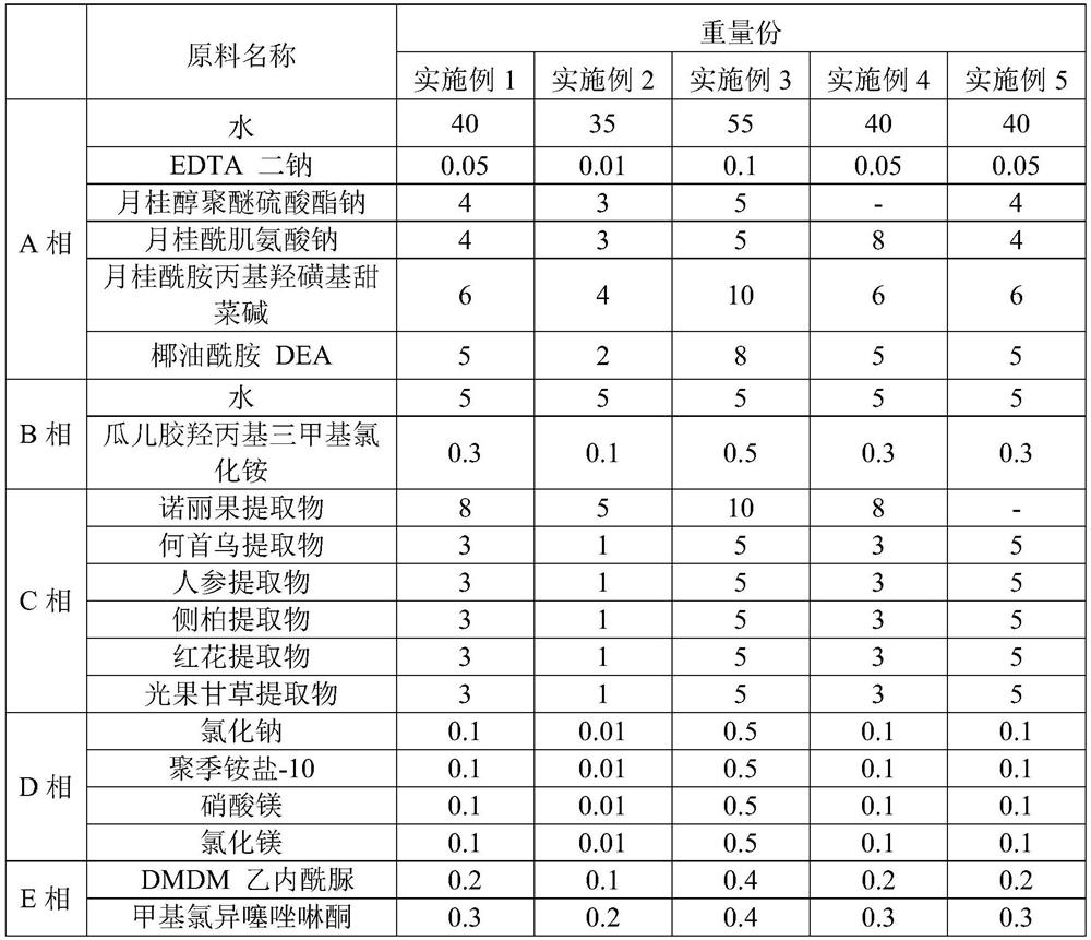 Noni plant essence shampoo and preparation method thereof