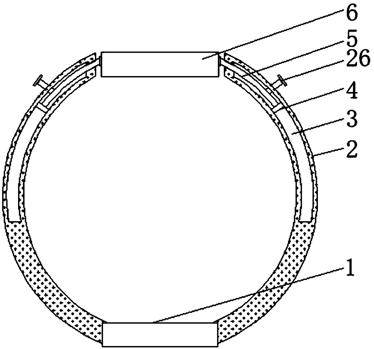 Pressure type arterial hemostatic device