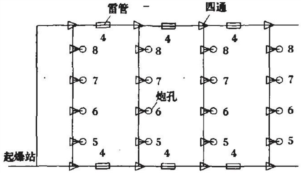 A detonation control method for reducing blasting vibration