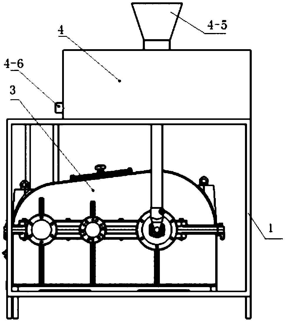 Grinding disc type hard solid seed mechanical shell breaking machine