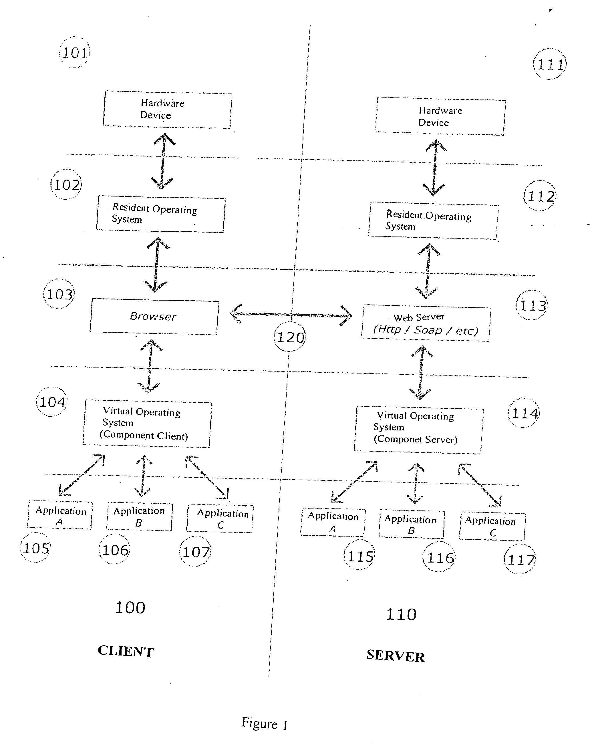 System for management of interactions between users and software applications in a web environment