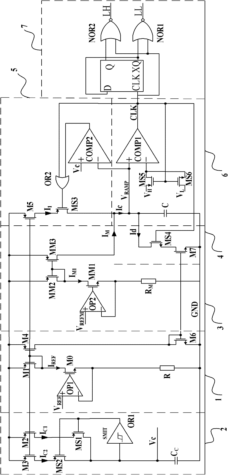 Multi-Frequency Oscillator with Dead Time in Electronic Ballasts