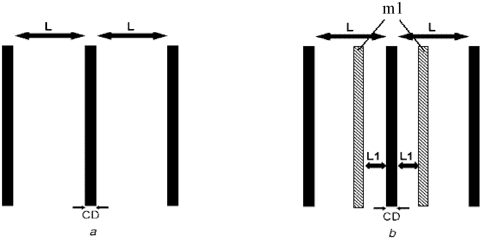 Insertion method for filling redundant polysilicon strip arrays in existing layout