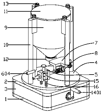 A chicken killing device suitable for a family