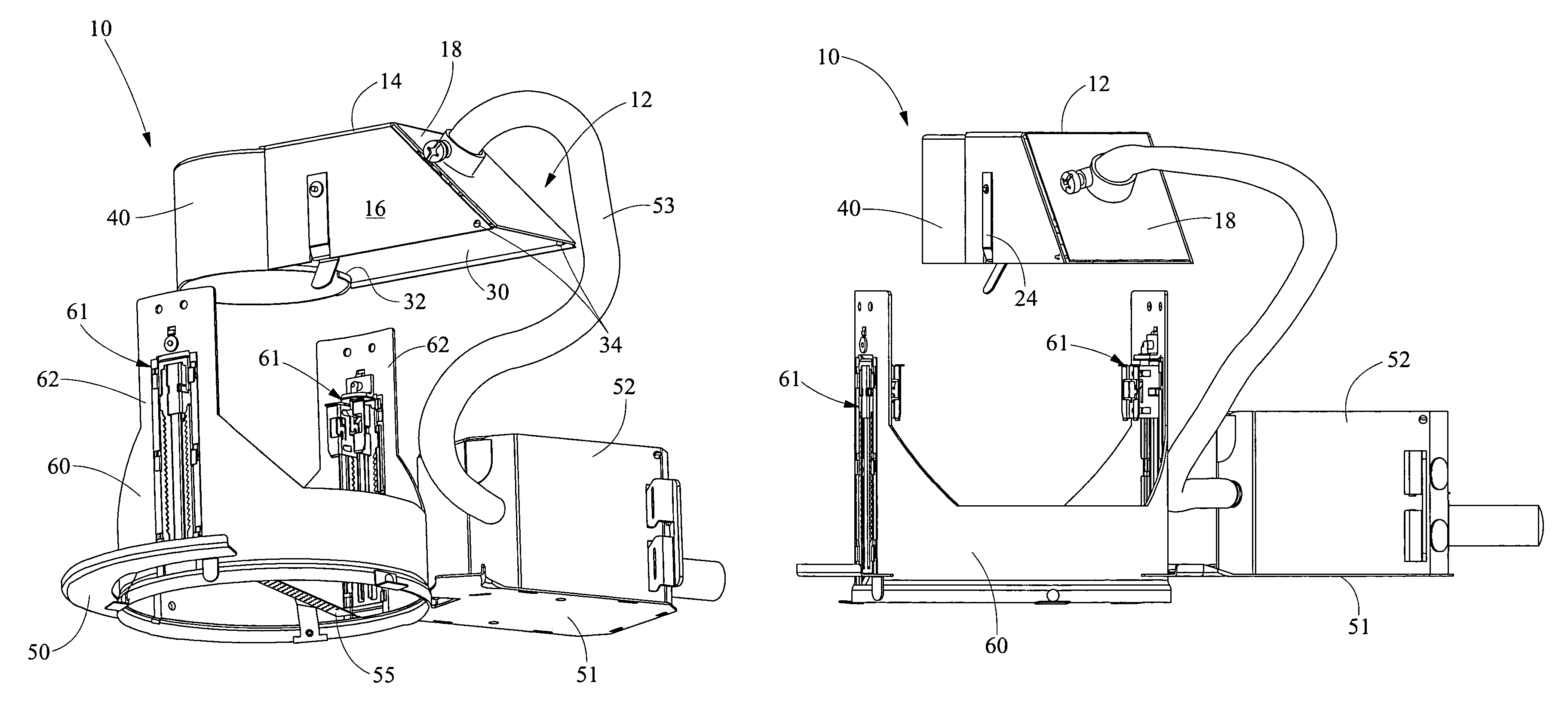 Enclosure for socket cup for snap-in electrical quick connectors