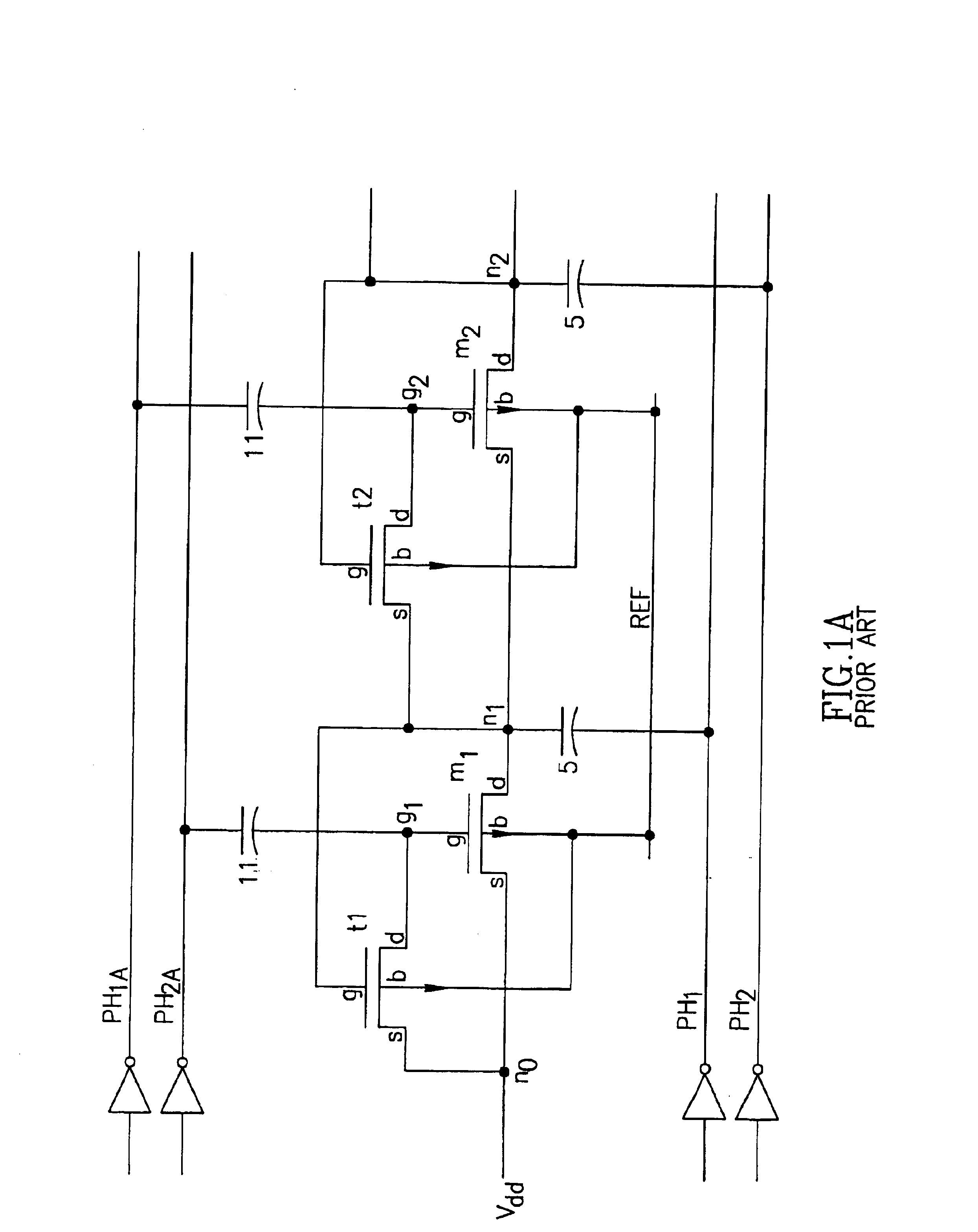 Charge pump stage with body effect minimization