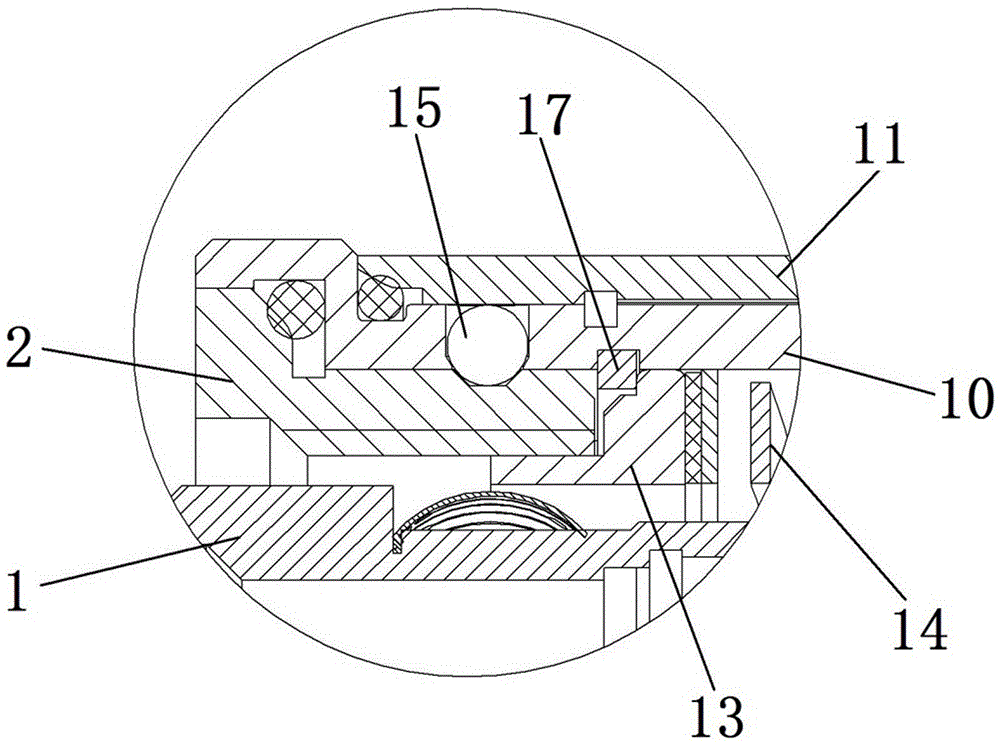 Connecting ring and socket as well as pulling and separating connector