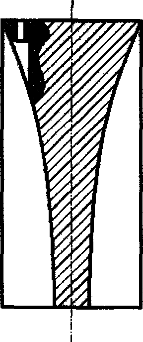 Mixed flow water turbine with an eddy suppressor