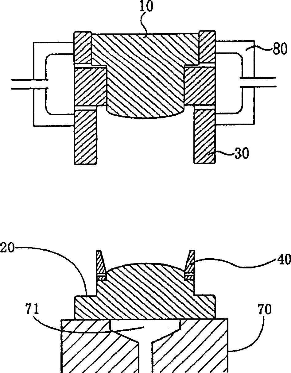 Press mold and method of manufacturing optical element