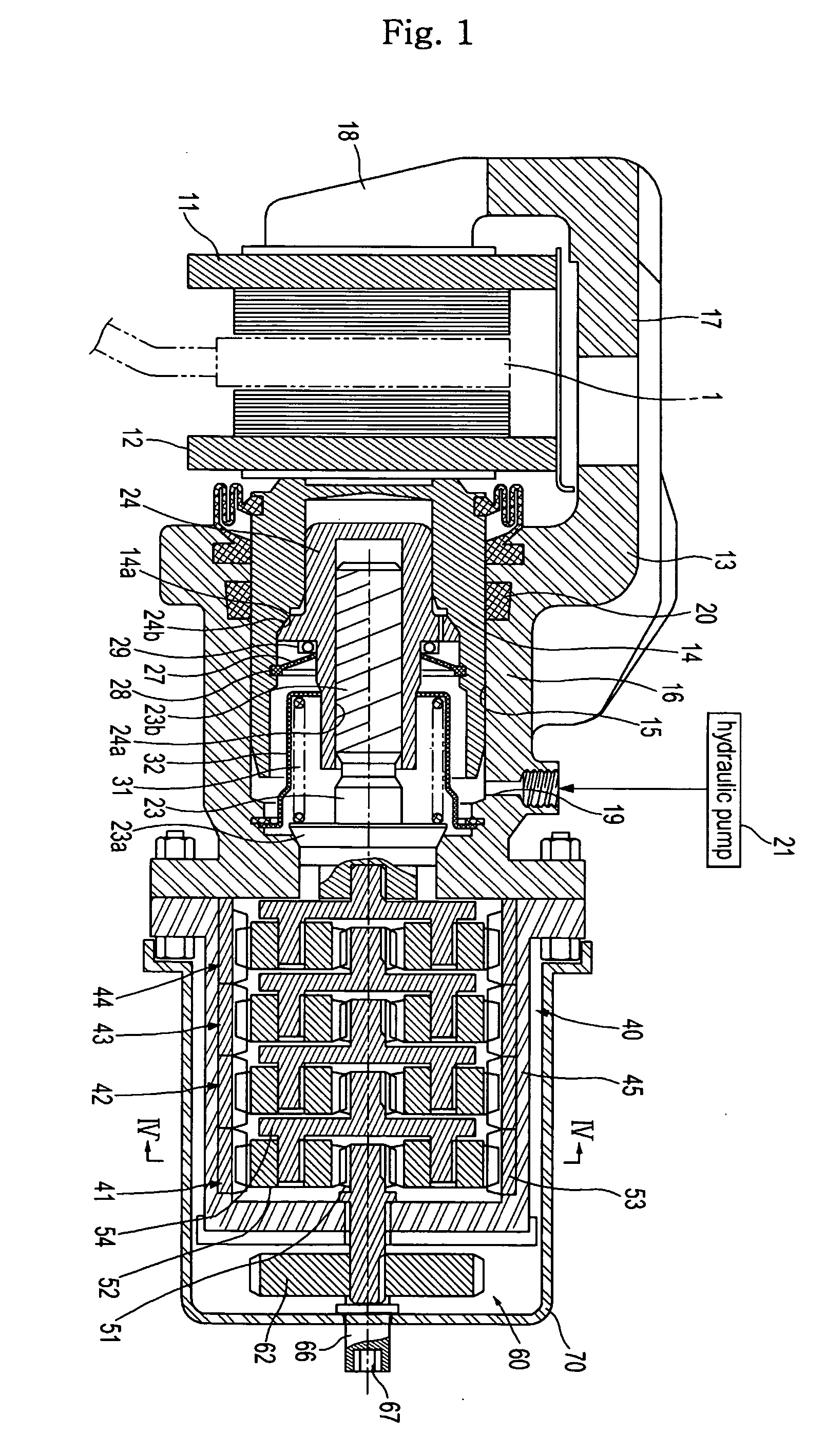 Disc brake with parking function