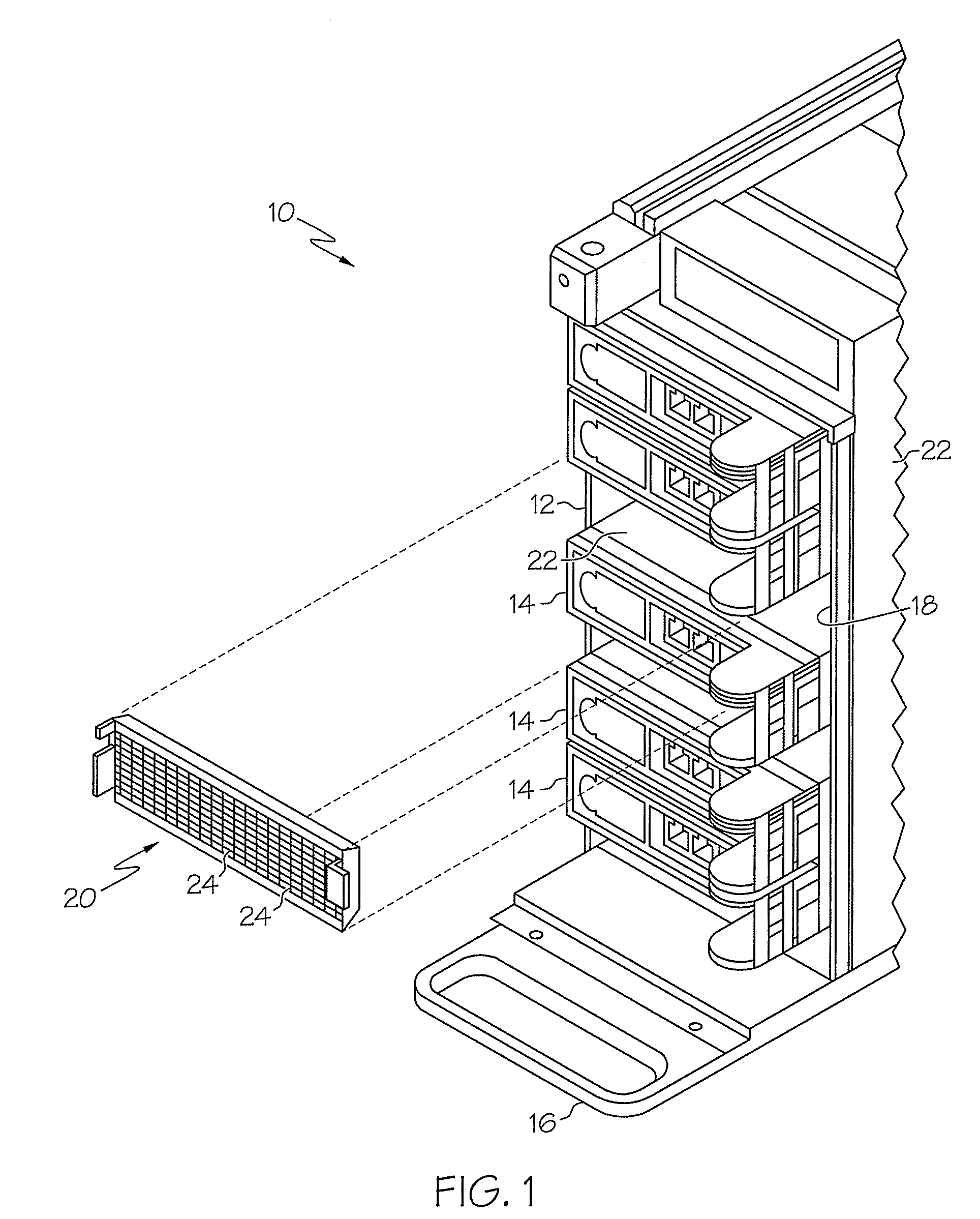 EMC gasket filler and method