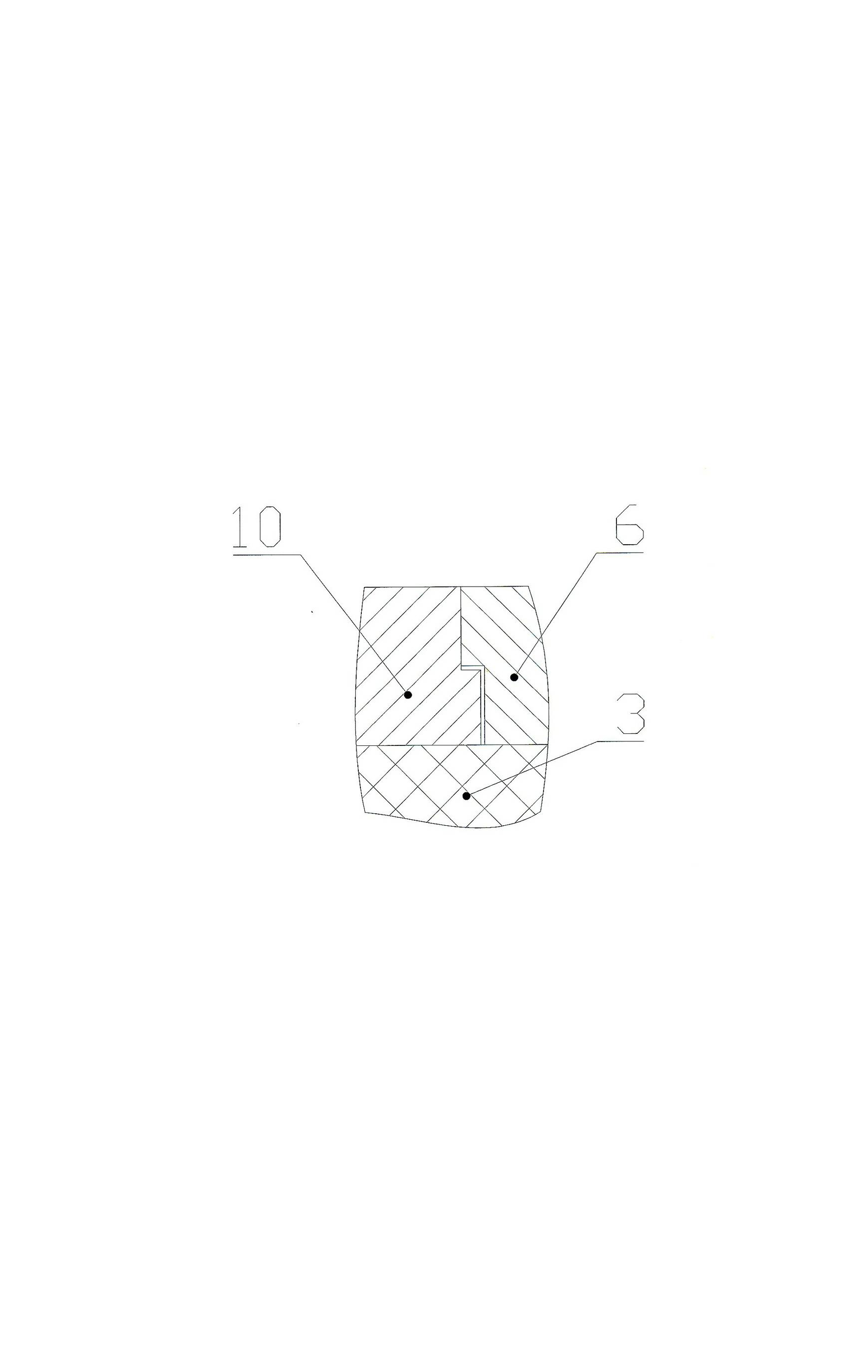 Multi-blank-holder radial blocking-blank pressing method applied to nonaxisymmetrical piece