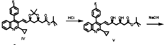 A kind of preparation method of pitavastatin calcium with low lactone content