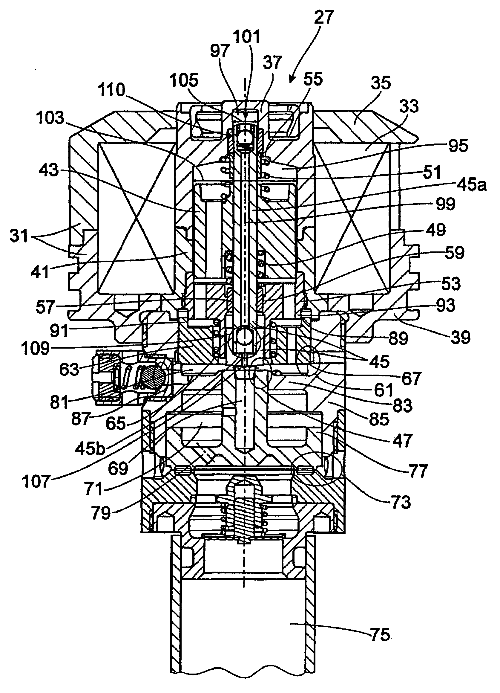 Adjustable Damping Valve For A Vibration Damper