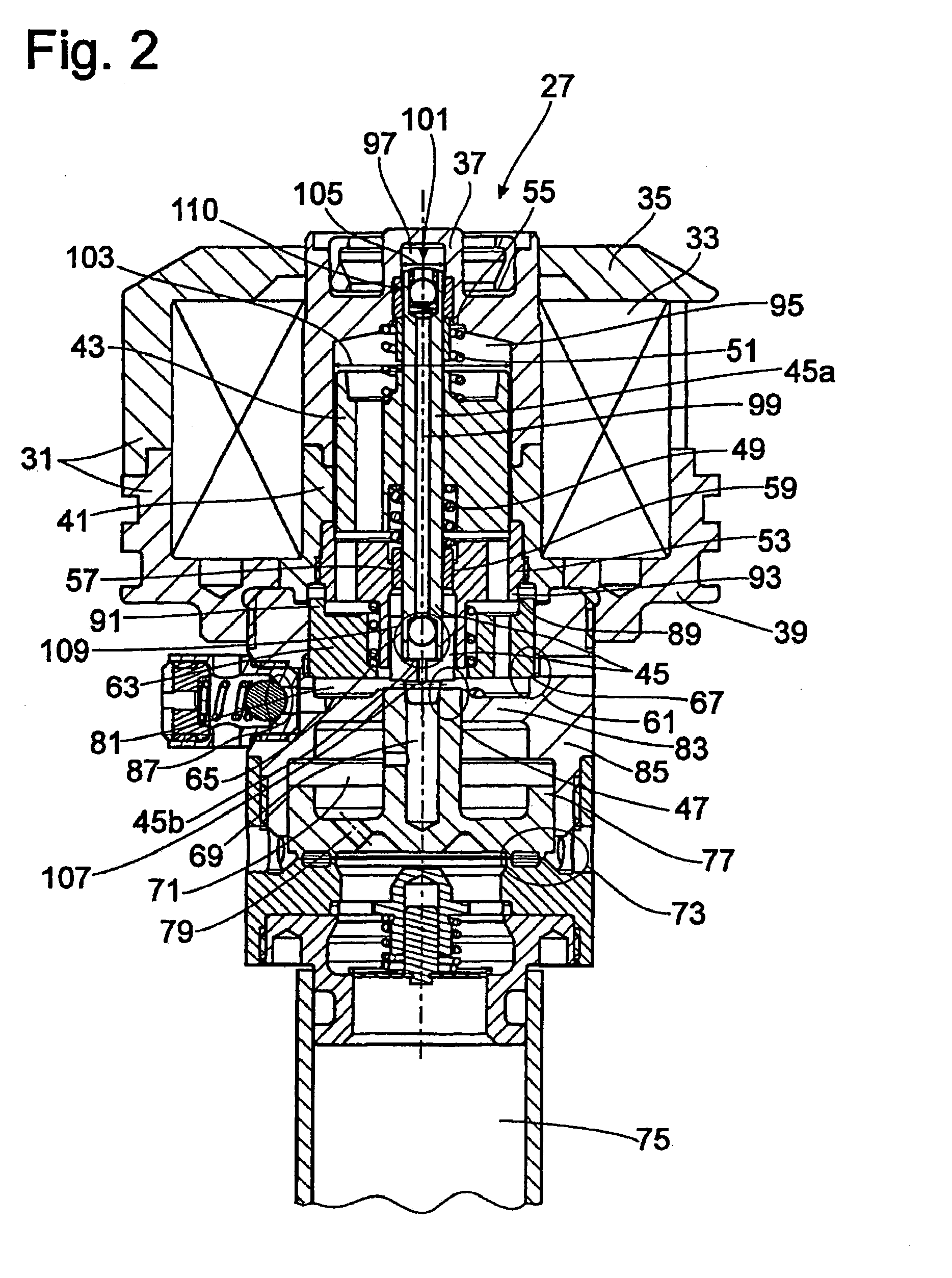 Adjustable Damping Valve For A Vibration Damper