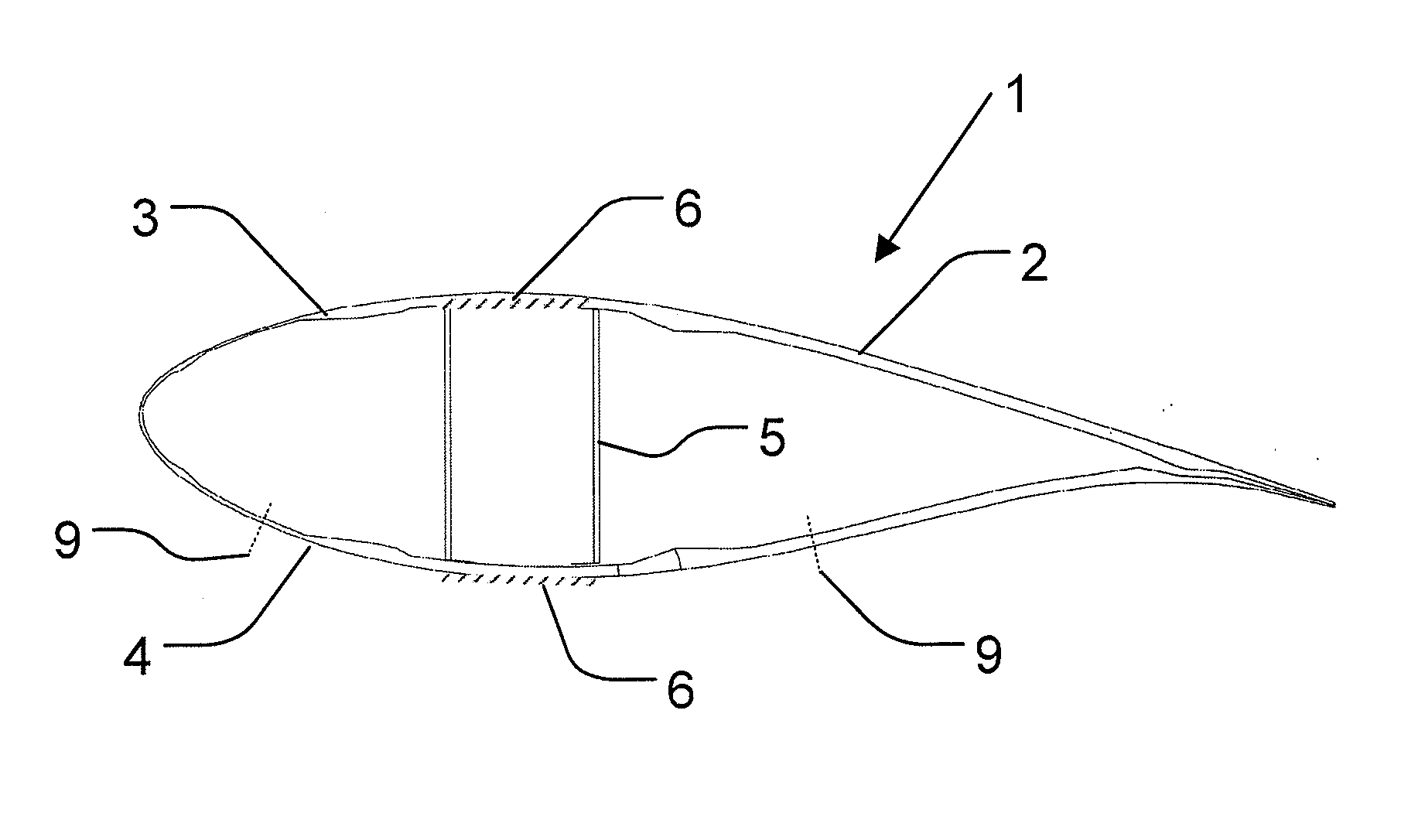 A wind turbine blade