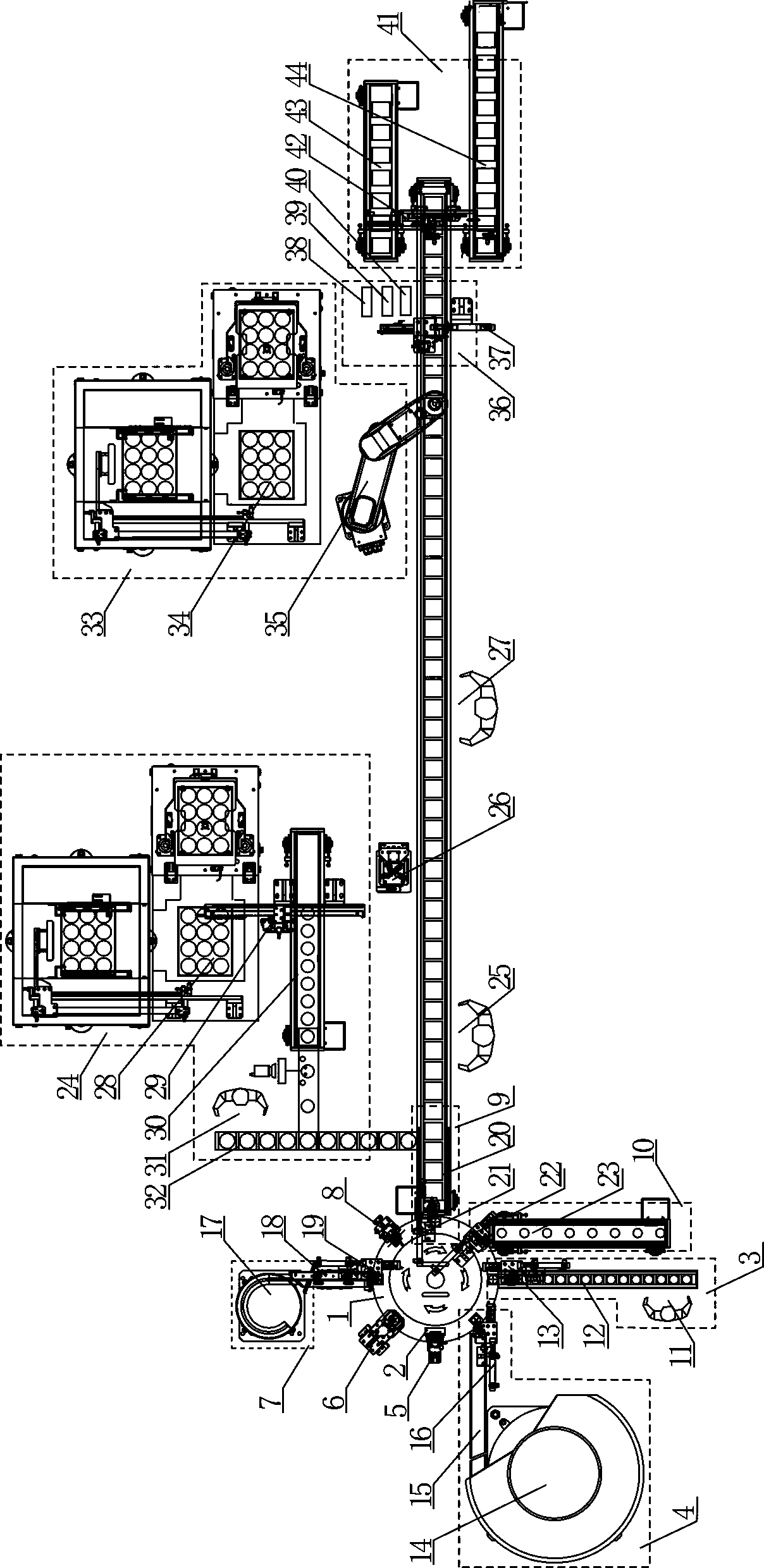 LED (Light-Emitting Diode) lamp assembling equipment