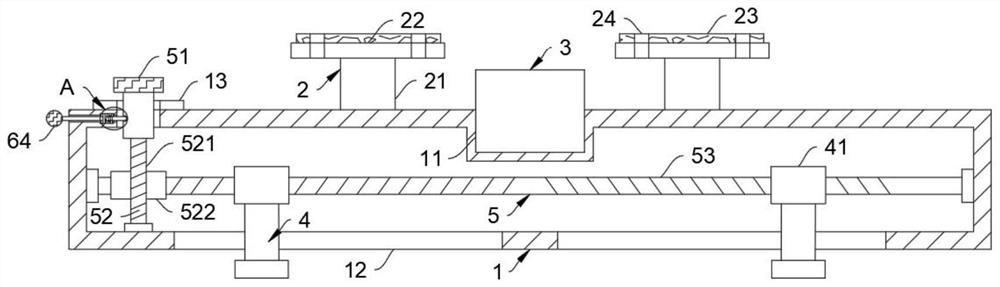 Highway continuous longitudinal slope section data measuring device