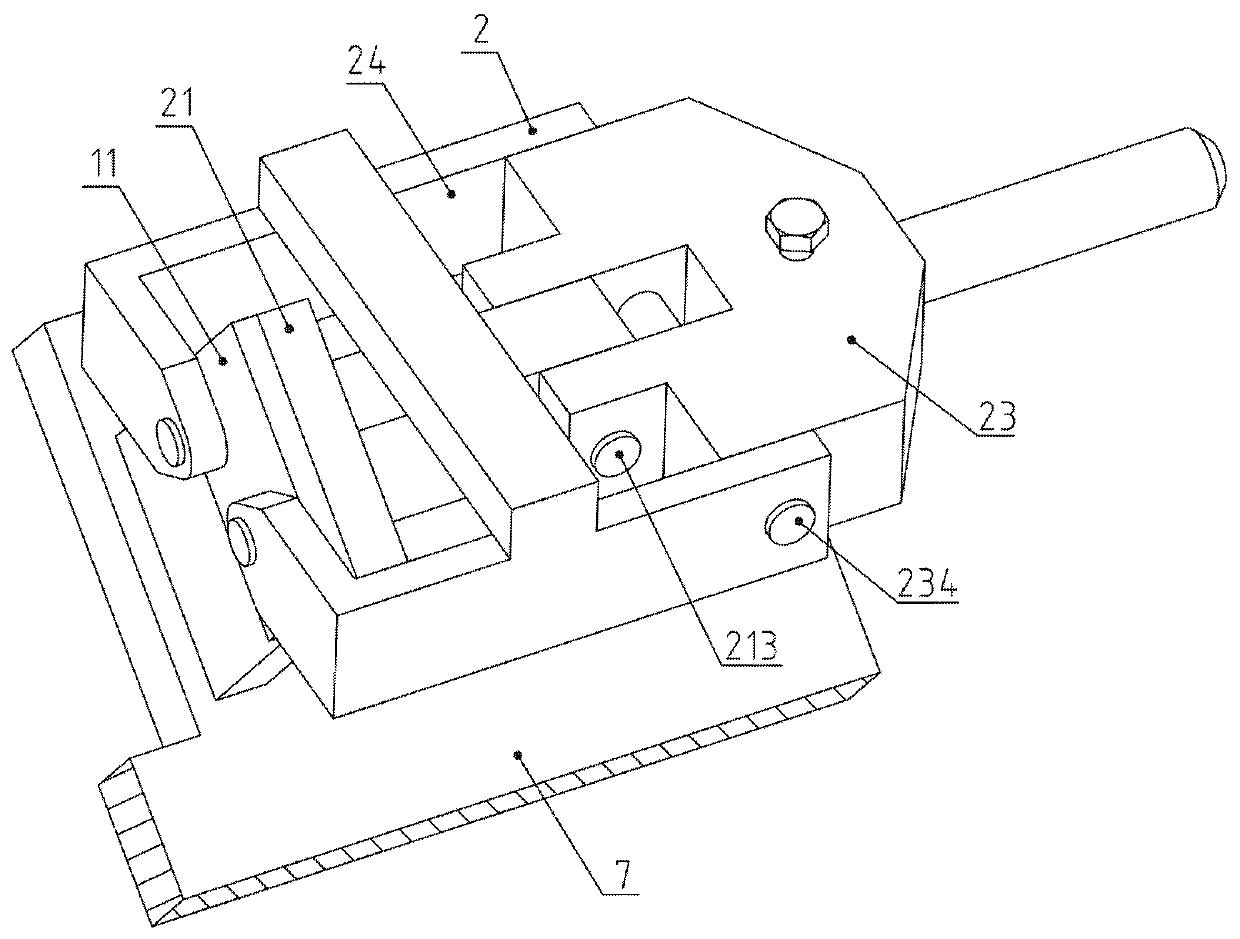 Manual clamping and intelligent welding workstation of mine belt type feeder striker plate assembly