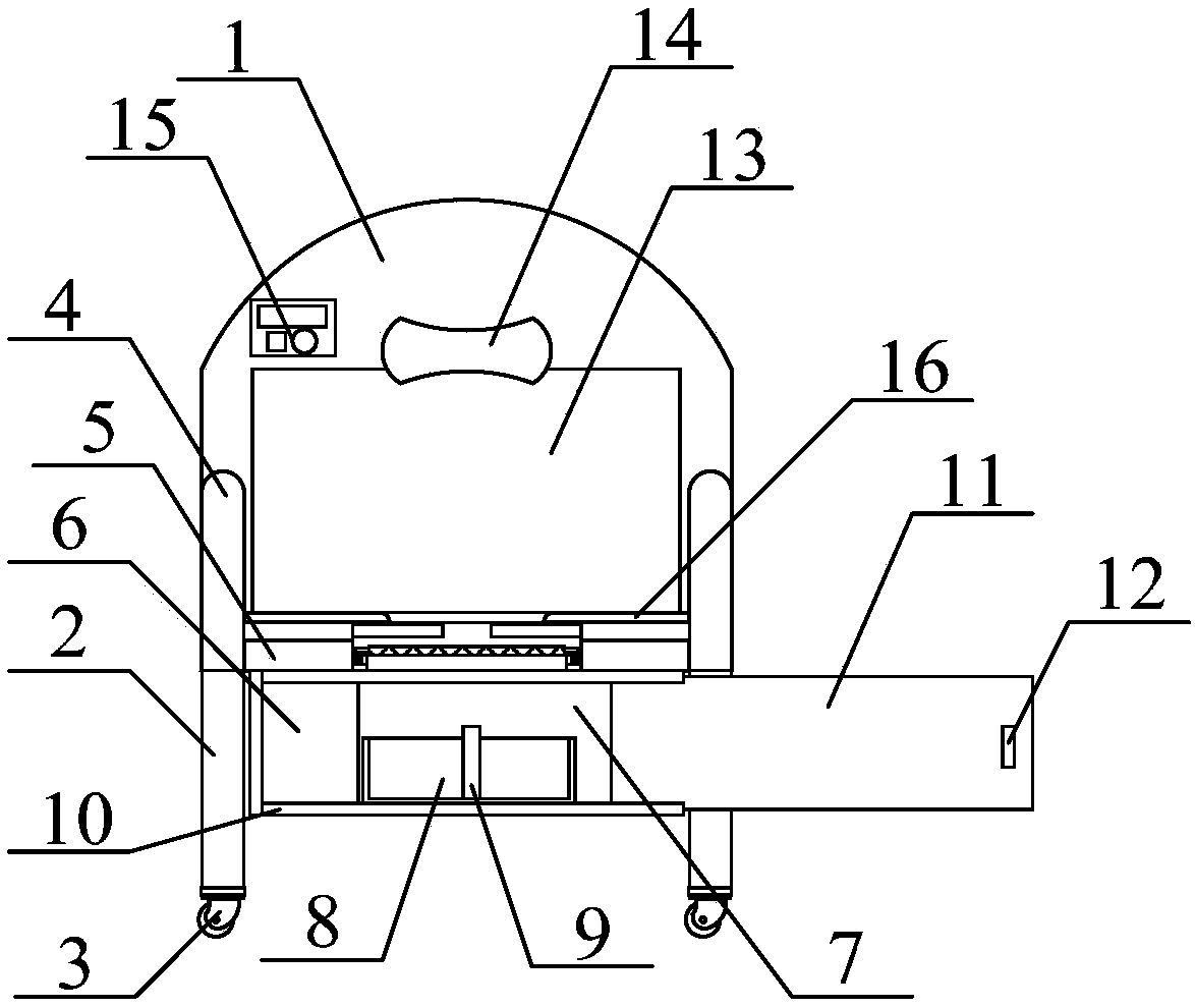 Intelligent gynecology hot-smoking treatment instrument