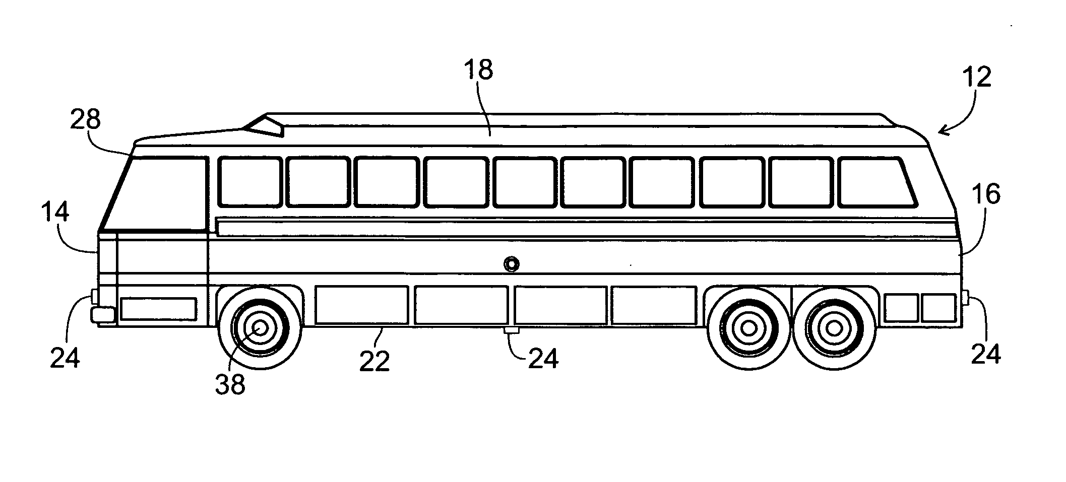 Vehicle mounted pedestrian sensor system