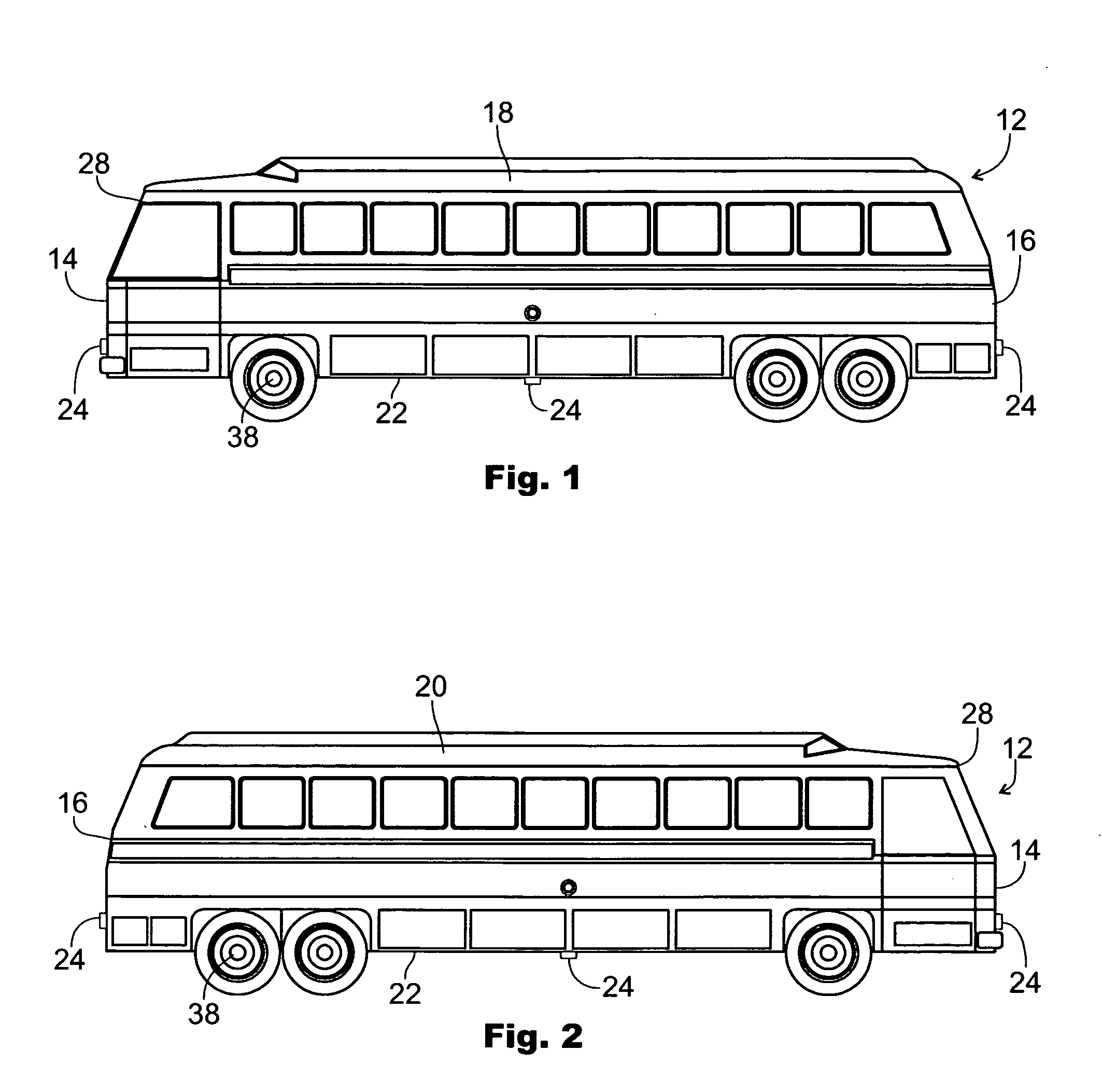 Vehicle mounted pedestrian sensor system