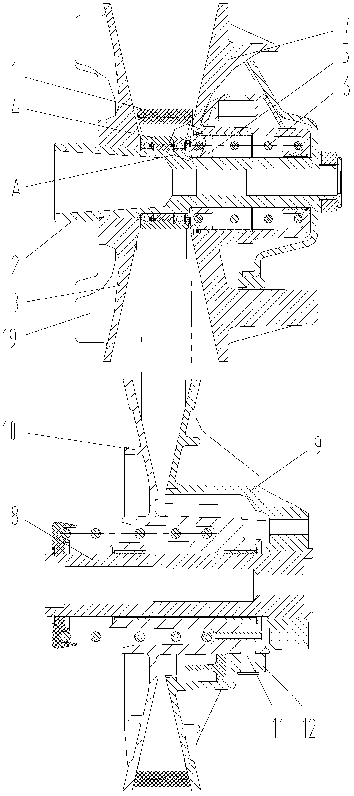 Spiral guiding stepless variable transmission