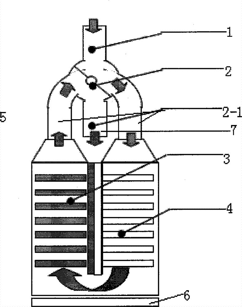 Method for cooling biomass gasification gas and recovering waste heat by using heat exchanger