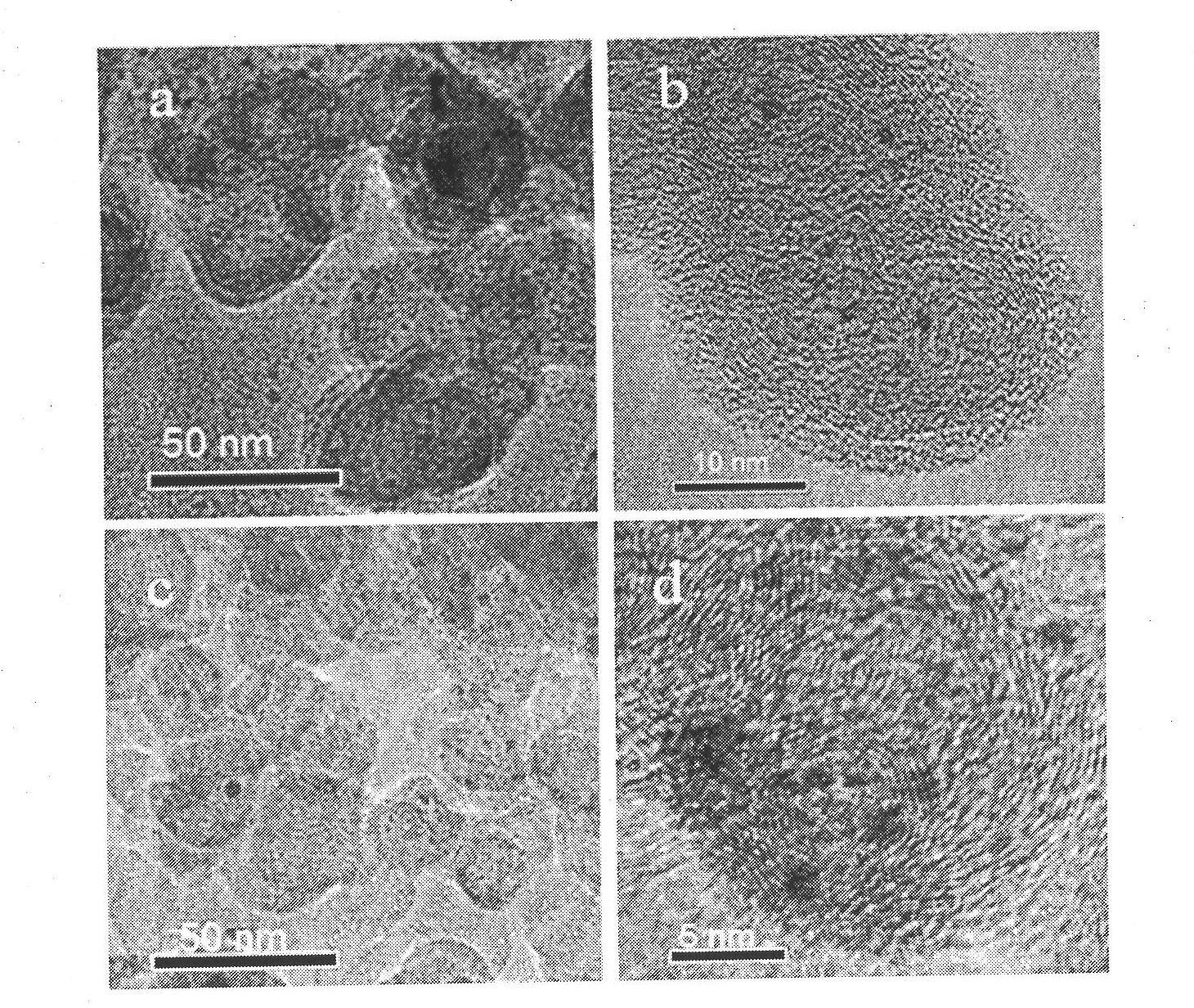 Preparation method of carbon onion loaded transition metal carbide nano composite