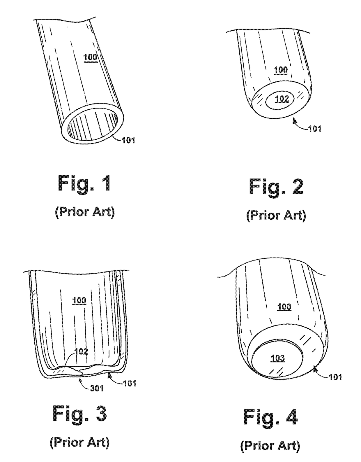 Tube end sealing method