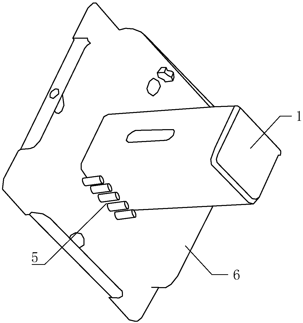 Elevator calling device and elevator calling system and method of AGV