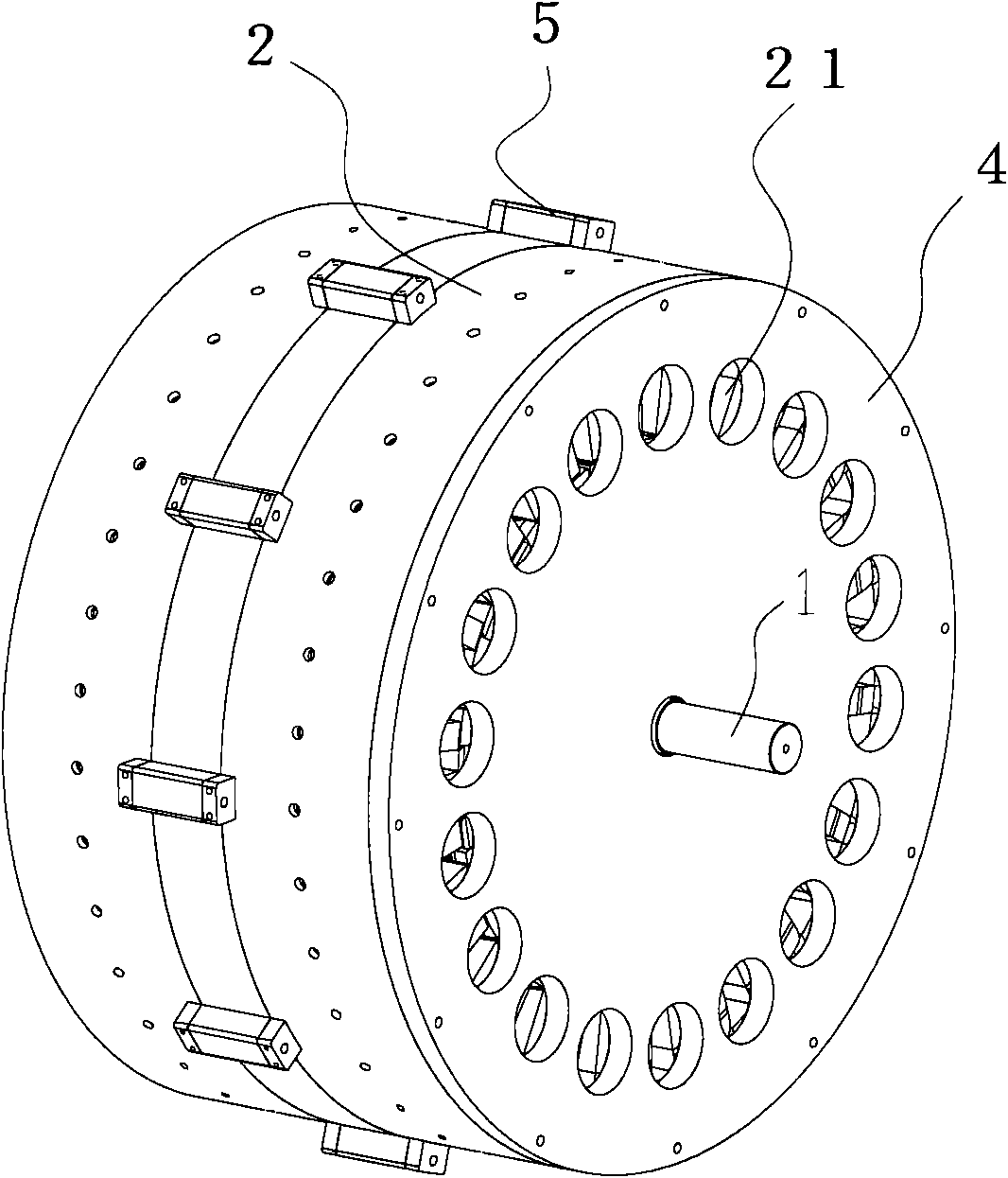 Method for controlling frequency stabilization of permanent magnet wind-driven generator capable of adapting to changing torque