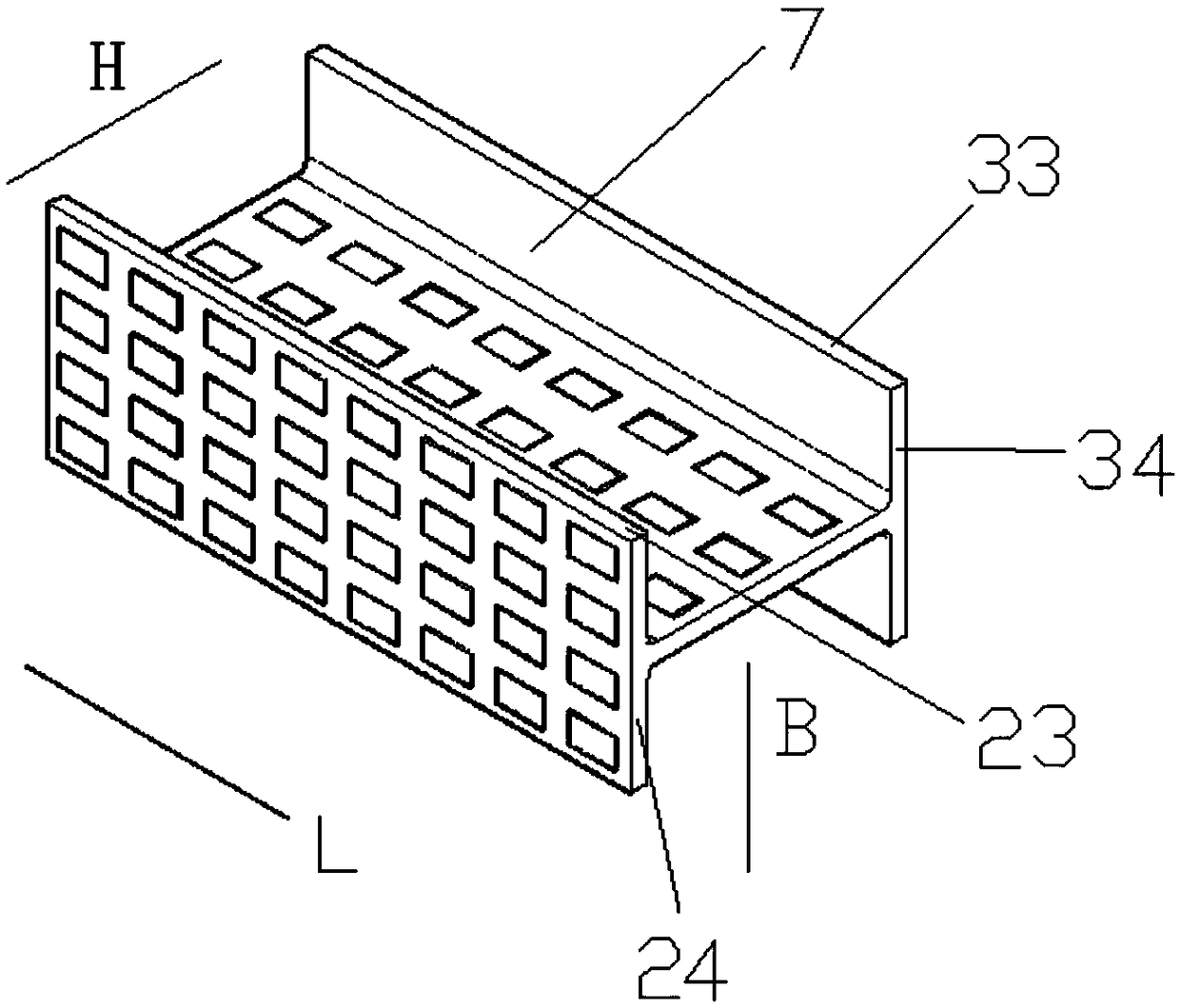 H-shaped steel concrete structure