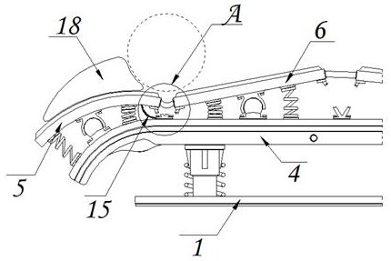 Pressure relief type automobile front bumper