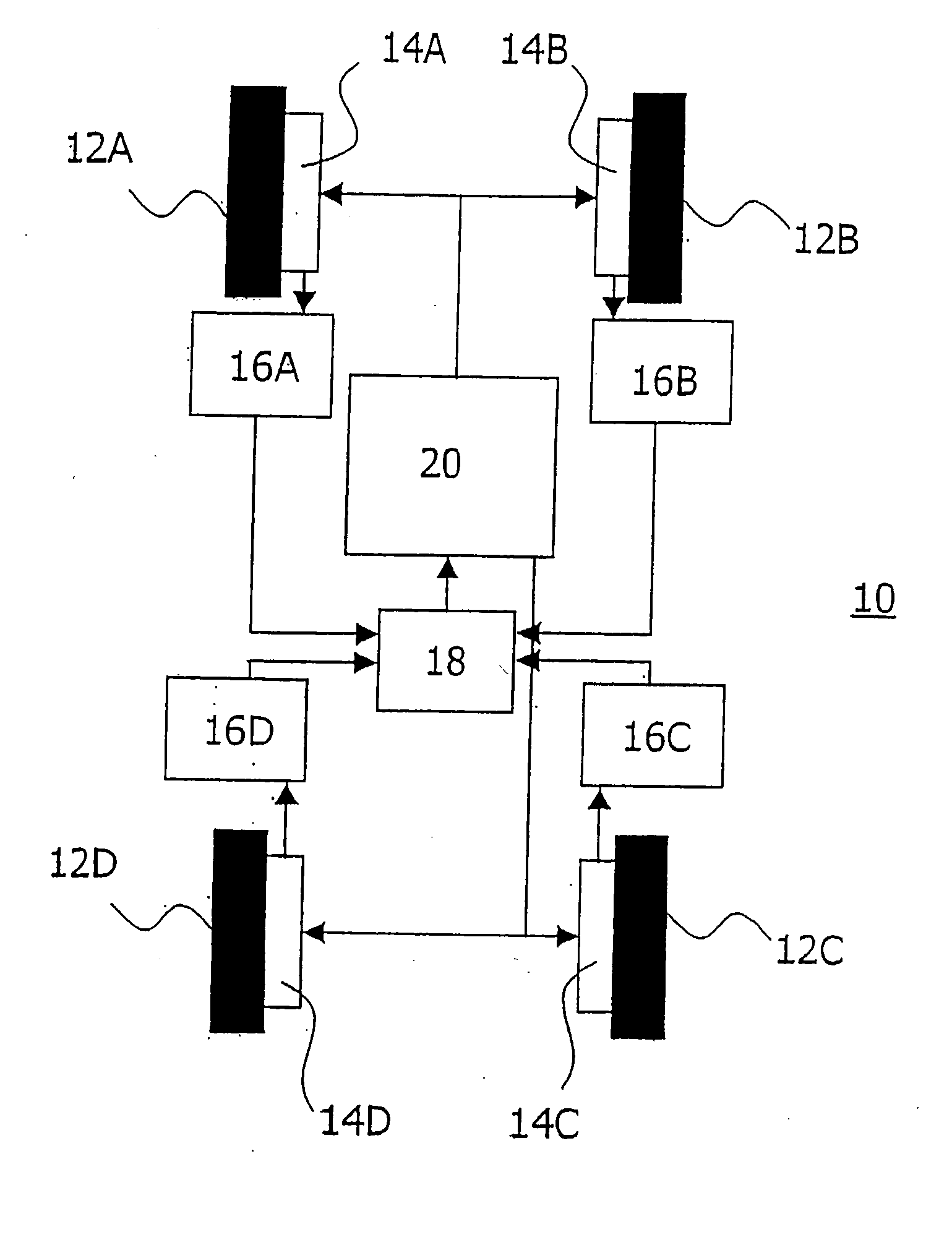 Noise-reduced vehicle brake system