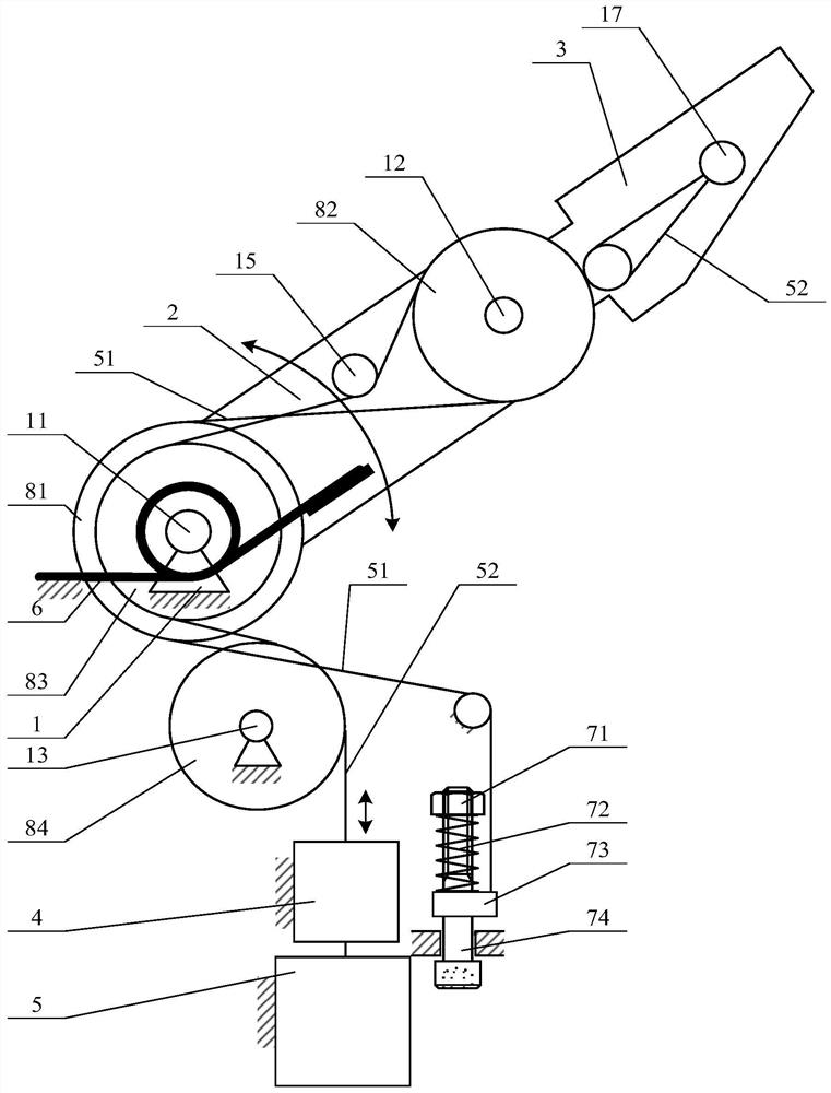 Double tendon rope series coupling adaptive finger device