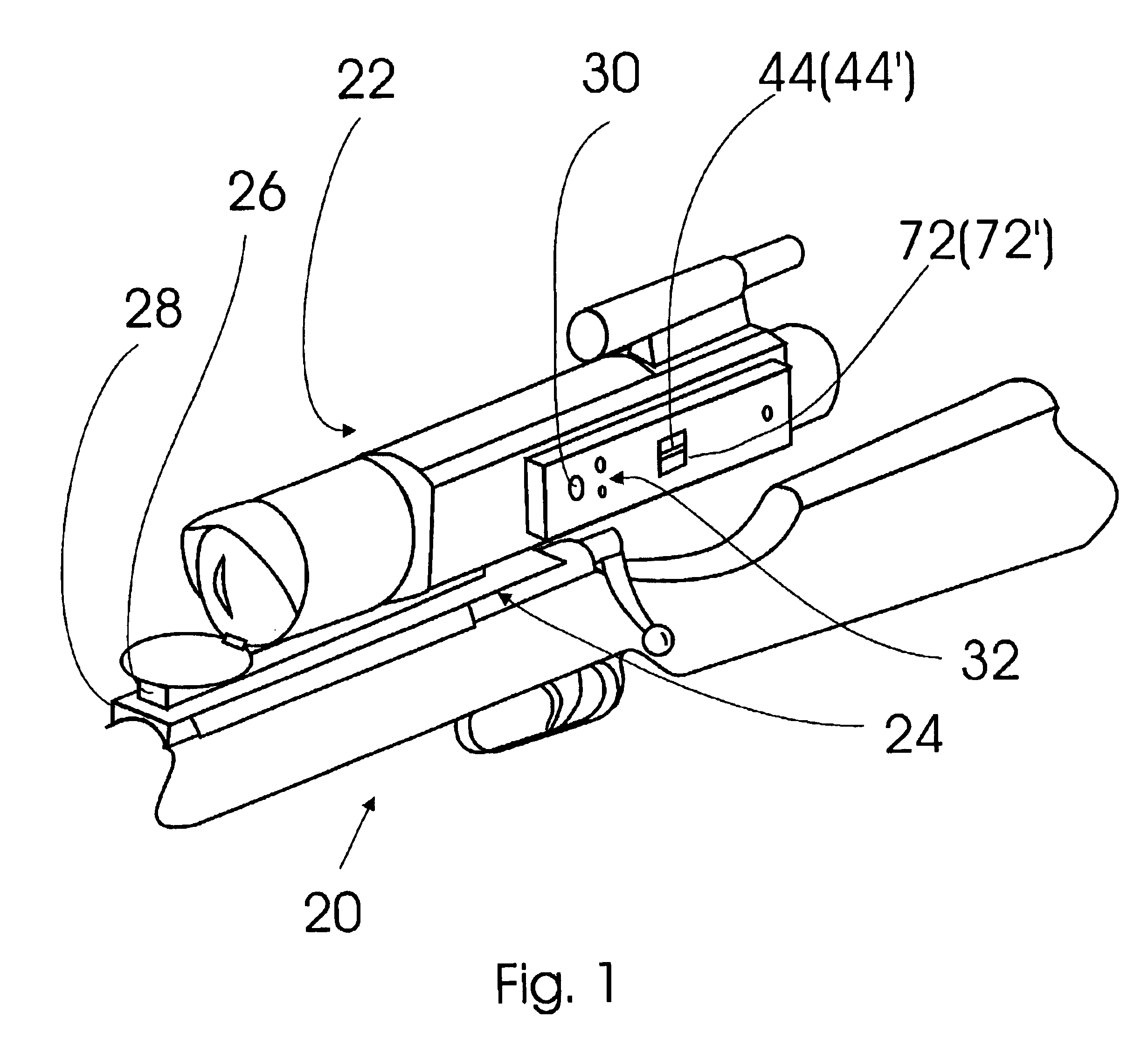 Night-vision optical device having controlled life expectancy