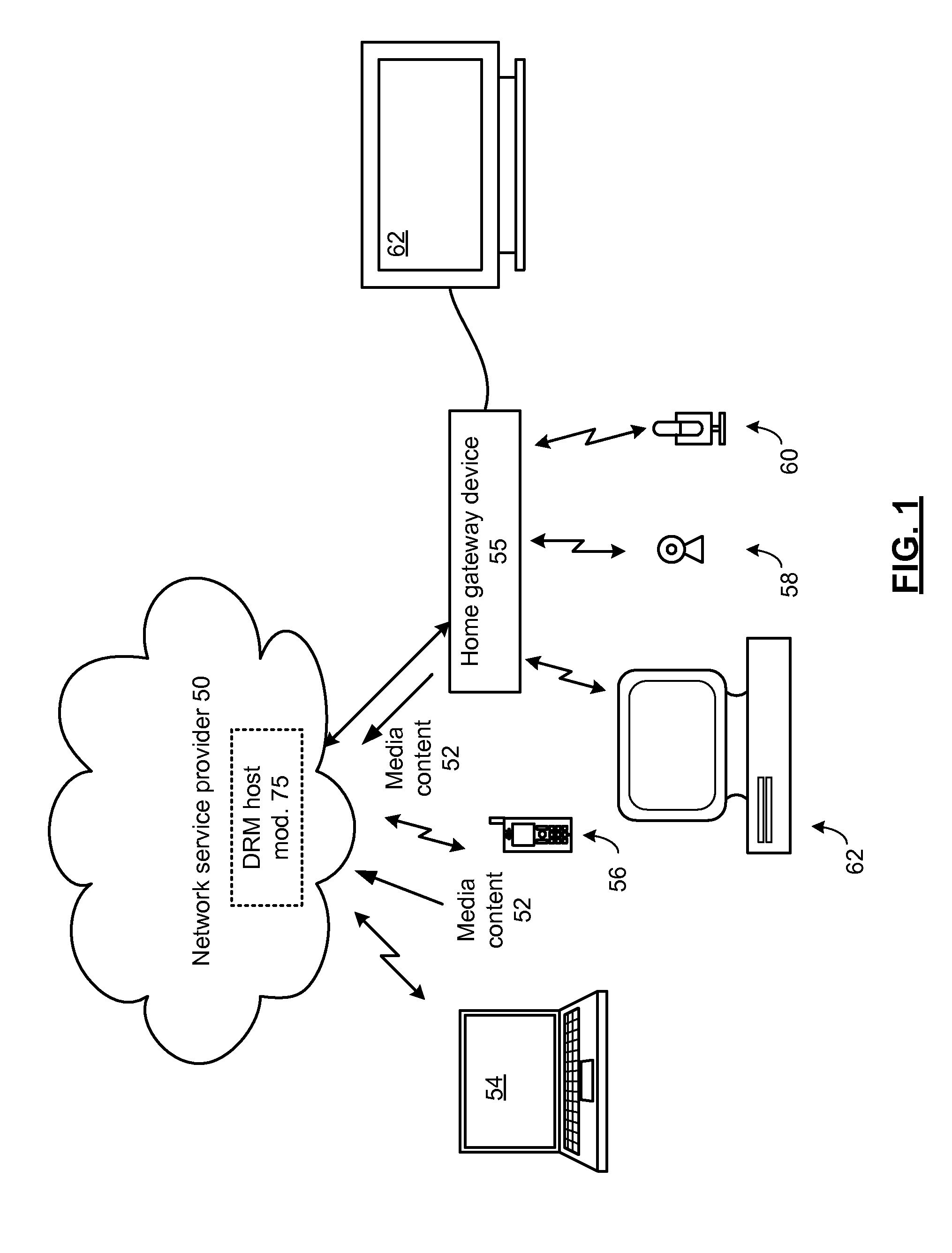 Distributed digital rights management node module and methods for use therewith