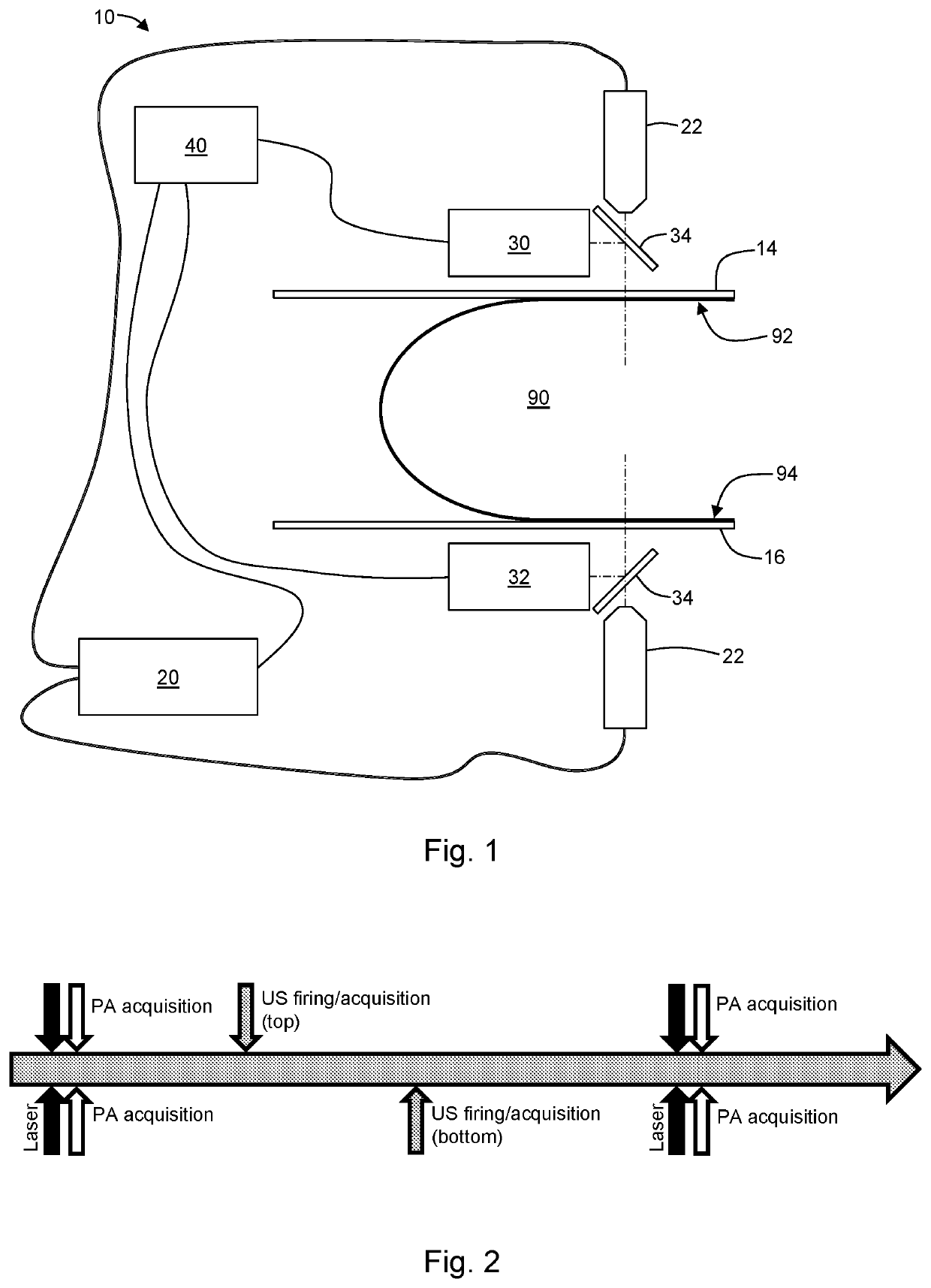 Photoacoustic breast imaging system and method