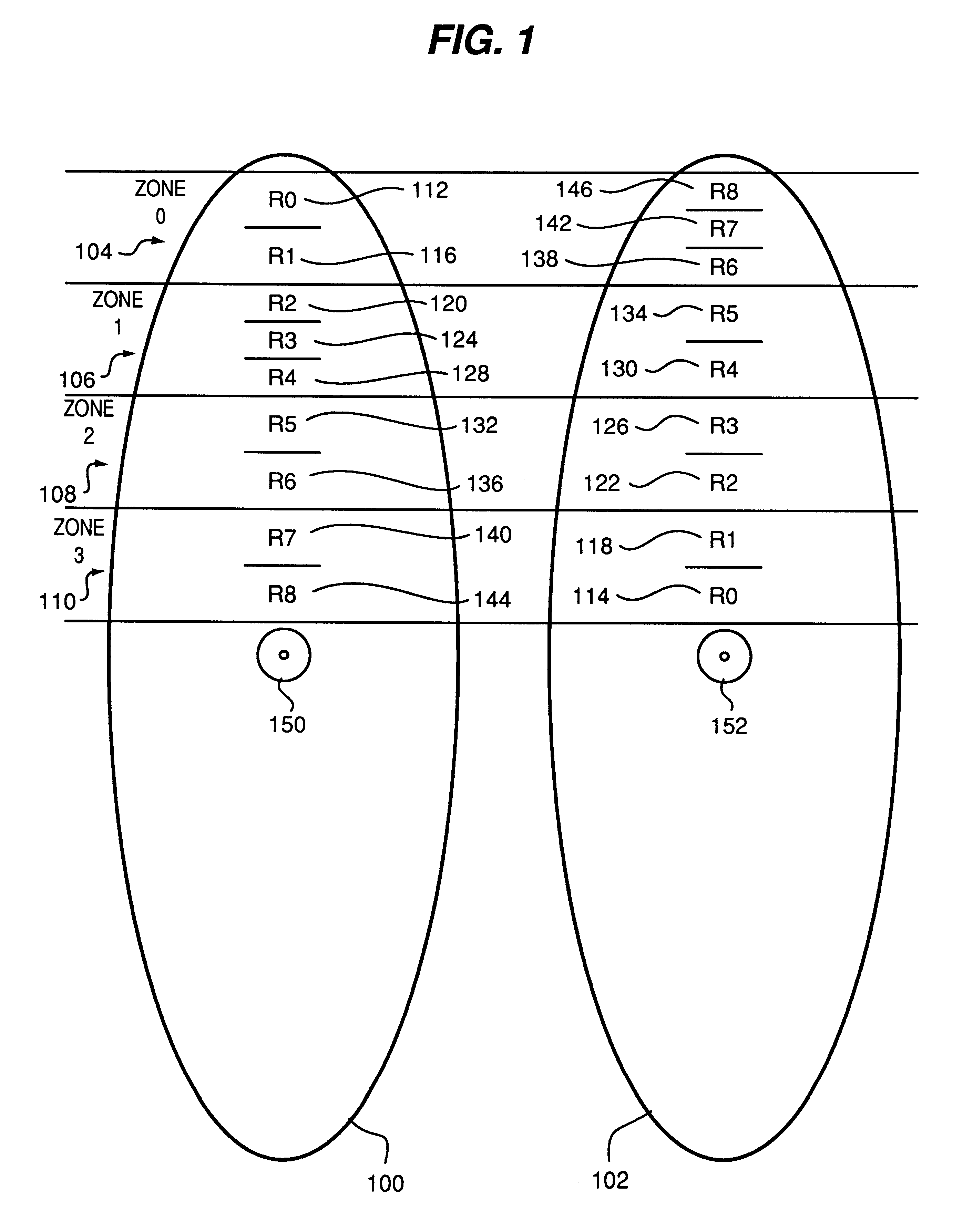 Disk striping method and storage subsystem using same