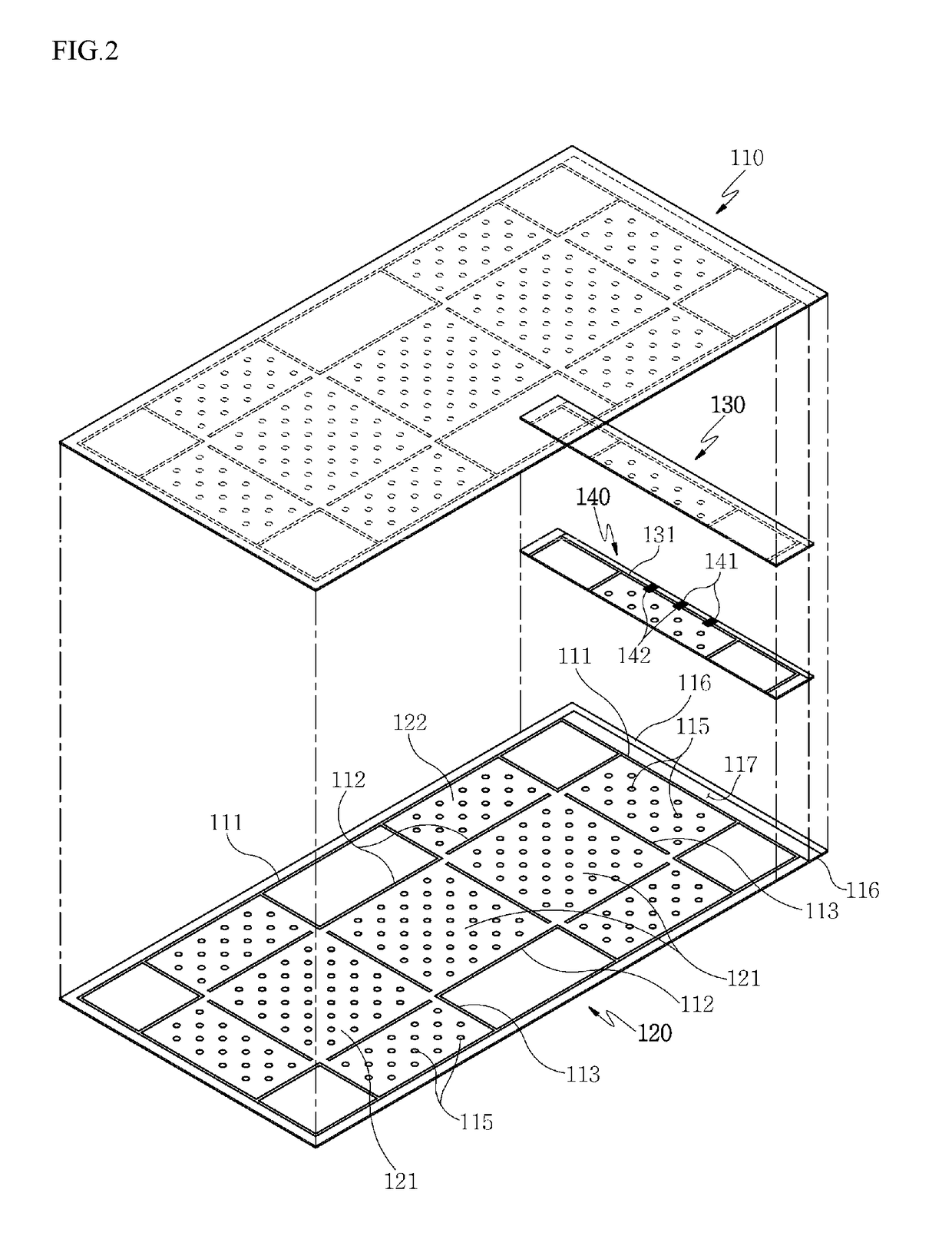 Shock-absorbing packing box