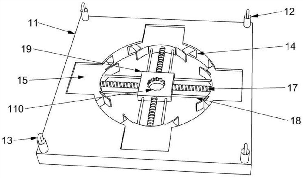 Constructional column steel bar automatic binding device for house building engineering