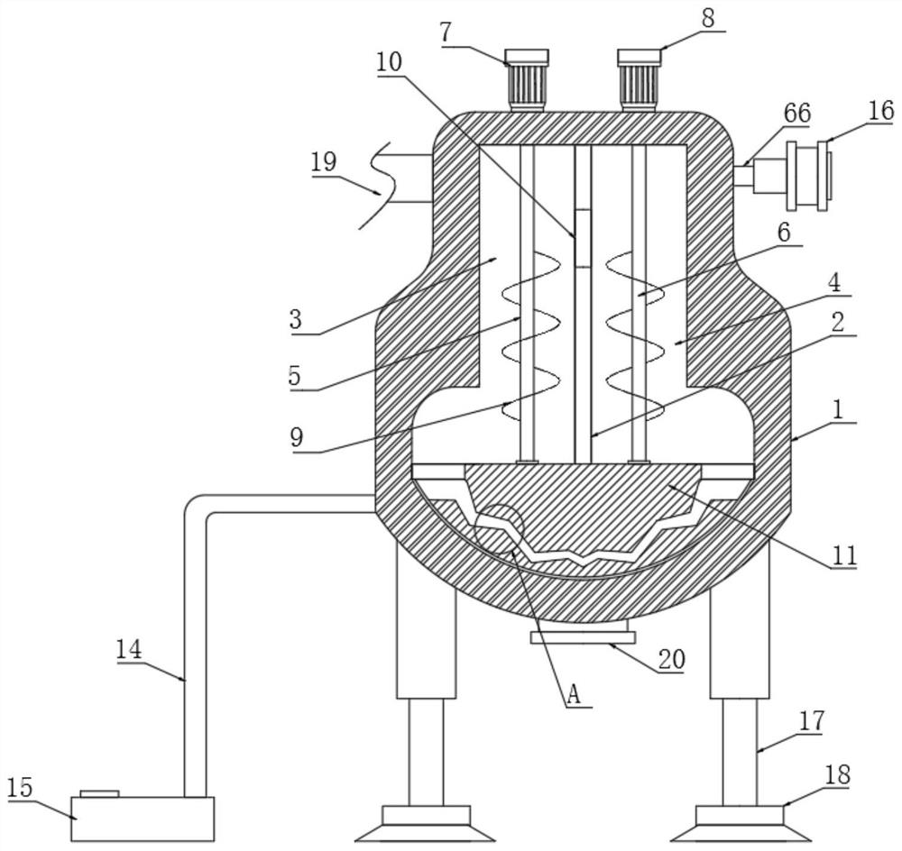 Raw material homogenizing equipment for anticorrosive material