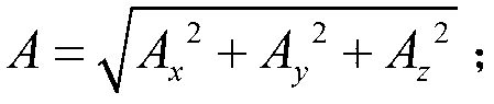 Human fall detection method based on triaxial acceleration