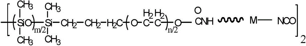 Preparation method of blocked organosilicone waterborne polyurethane anti-fluffing-and-pilling agent