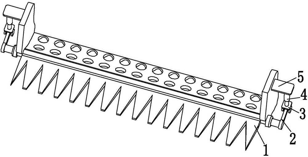 Gravel grab bucket claw head adjustment device