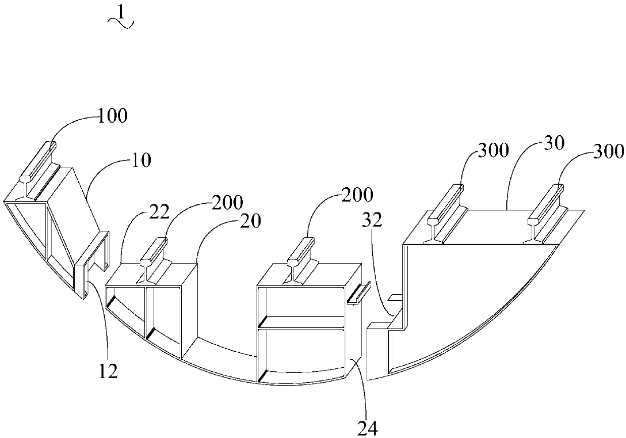 Tunnel inner sleeper and application construction method thereof