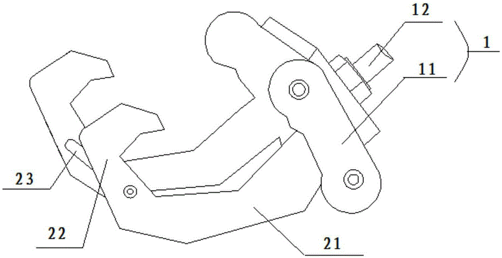 Motorcycle helmet hook